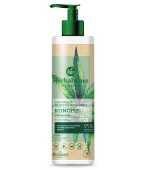 Farmona Herbal Care Łagodzące Mleczko micelarne Konopie - 400ml