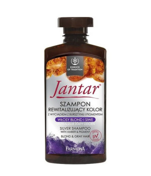 Farmona Jantar Szampon rewitalizujący kolor - włosy blond i siwe  330ml