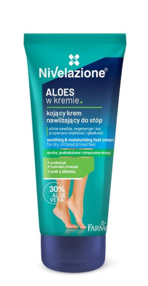 Farmona Nivelazione Stopy Kojący Krem nawilżający do stóp - ALOES w kremie