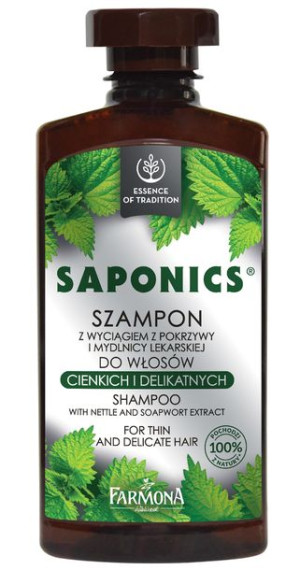 Farmona Saponics Szampon do włosów cienkich i delikatnych  330ml