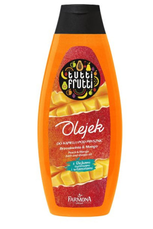 Farmona Tutti Frutti Olejek do kąpieli i pod prysznic Mango & Brzoskwinia
