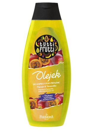 Farmona Tutti Frutti Olejek do kąpieli I pod prysznic Papaja & Tamarillo  4