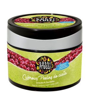 Farmona Tutti Frutti Peeling cukrowy do ciała Gruszka & Żurawina  300g