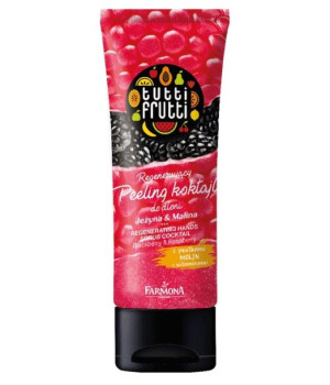 Farmona Tutti Frutti Regenerujący Peeling koktajl do dłoni Jeżyna & Malina