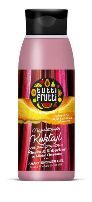Farmona Tutti Frutti Żel pod prysznic - Nawilżający Koktajl Śliwka&Rabarbar