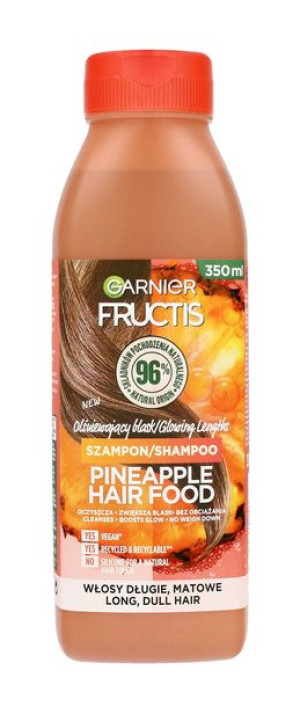 Fructis Hair Food Szampon olśniewający blask do włosów długich i matowych -