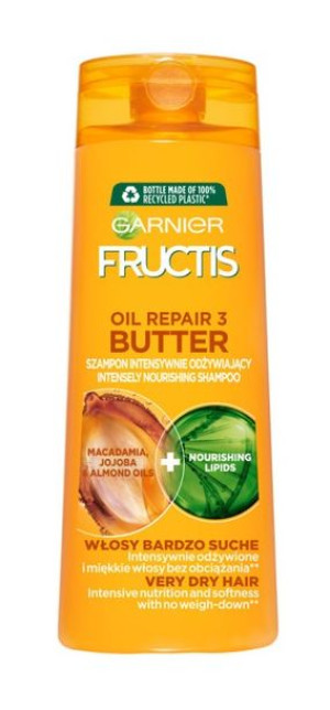 Fructis Oil Repair 3 Butter Szampon do włosów bardzo suchych i zniszczonych