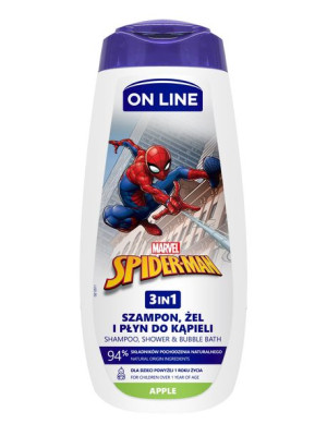FS On LINE DISNEY 400ml Żel 3w1 Spiderman Apple