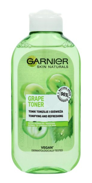 Garnier Skin Naturals Botanical Grape Extract Tonik odświeżający do demakij