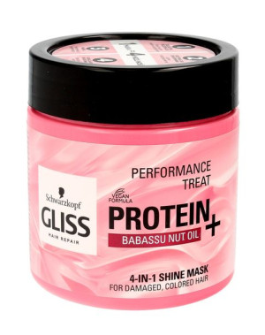 Gliss Hair Repair Protein+ Maska do włosów 4in1 nabłyszczająca Babassu Nut