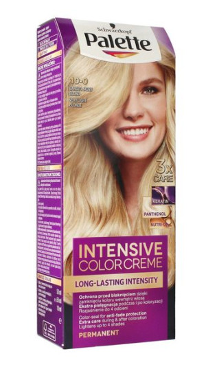 H PALETTE INTENS CREME 10-0 bardzo jasny blond
