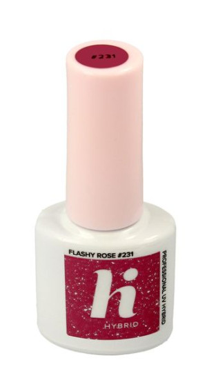 Hi Hybrid Lakier hybrydowy Sparkle #231 Flashy Rose  5ml