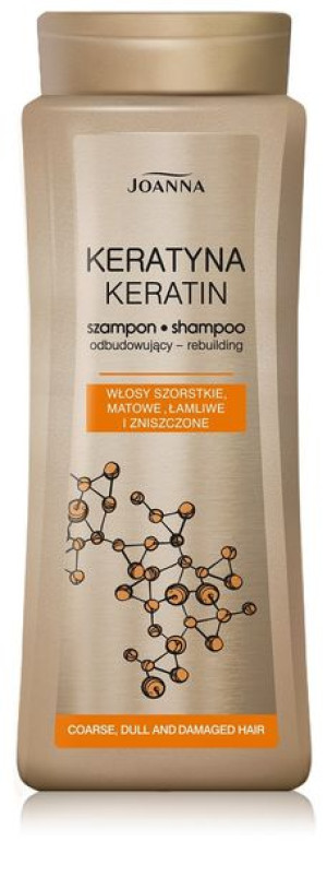 Joanna Keratyna Szampon do włosów  szorstkich i zniszczonych  400ml