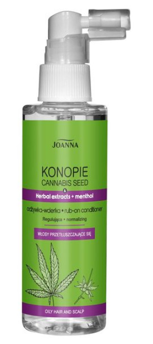 Joanna Konopie Odżywka - wcierka regulująca do włosów przetłuszczających si