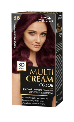 Joanna Multi Cream Color Farba nr 36 Królewski Burgund