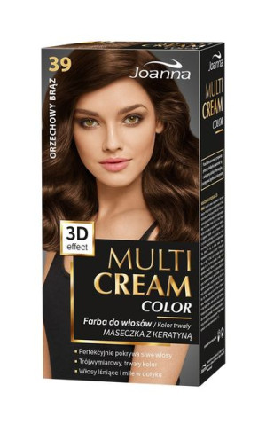 Joanna Multi Cream Color Farba nr 39 Orzechowy Brąz
