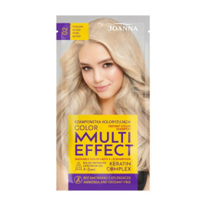 Joanna Multi Effect Color Keratin Complex Szamponetka - 02 Perłowy Blond  3