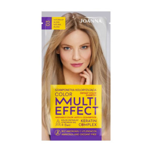 Joanna Multi Effect Color Keratin Complex Szamponetka - 03 Naturalny Blond