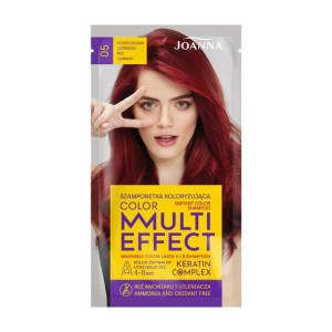 Joanna Multi Effect Color Keratin Complex Szamponetka - 05 Porzeczkowa Czer