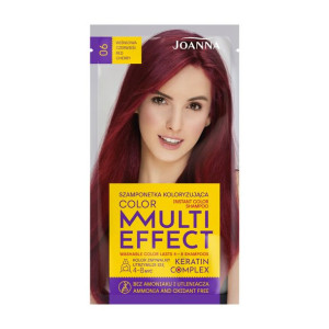 Joanna Multi Effect Color Keratin Complex Szamponetka - 06 Wiśniowa Czerwie
