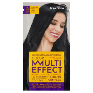 Joanna Multi Effect Color Keratin Complex Szamponetka nr 13 Hebanowa Czerń