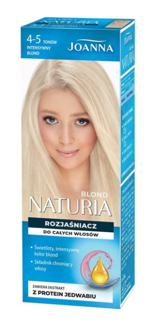 Joanna Naturia Blond Rozjaśniacz do całych włosów 4-5 tonów (intensywny blo