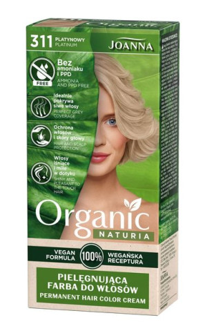 Joanna Naturia Organic Vegan Farba nr 311 Platynowy 1 op.