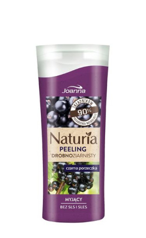 Joanna Naturia Peeling do ciała drobnoziarnisty Czarna Porzeczka  100g