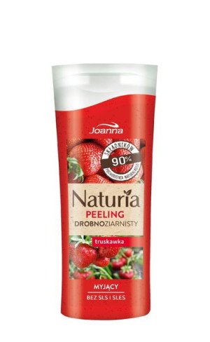 Joanna Naturia Peeling do ciała drobnoziarnisty Truskawka  100g