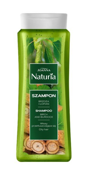 Joanna Naturia Szampon do włosów Brzoza i łopian 500ml