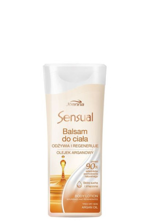 Joanna Sensual Balsam do ciała z olejkiem arganowym odżywia i regeneruje 20