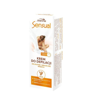 Joanna Sensual Krem do depilacji miejsc wrażliwych z mleczkiem owsianym  10