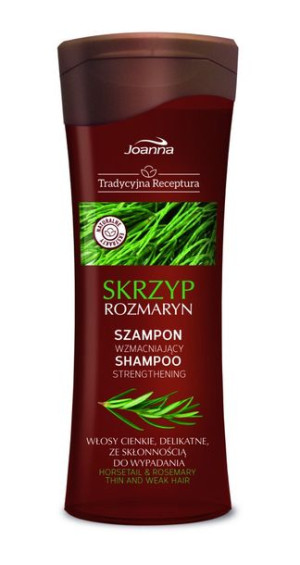 Joanna Tradycyjna Receptura Szampon do włosów wzmacniający Skrzyp i Rozmary