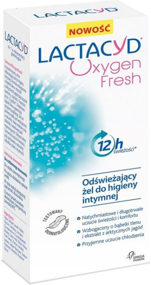 Lactacyd Oxygen Fresh Odświeżający żel do higieny intymnej  200ml