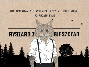LaQ Ryś Mydło w kostce  dla facetów "Ryszard z Bieszczad" 85g