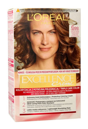 Loreal Excellence Creme Krem koloryzujący 6 Ciemny Blond  1op.