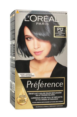 Loreal Feria Preference Granatowa Perłowa Czerń nr P12