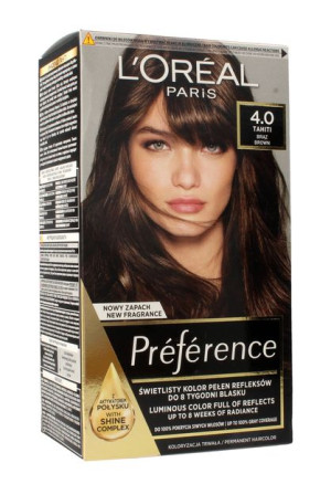 Loreal Preference Farba do włosów 4.0 Tahiti - brąz  1op.