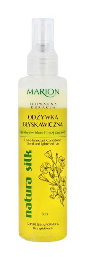 Marion Natura Silk Błyskawiczna odżywka do włosów blond i rozjaśnionych 150