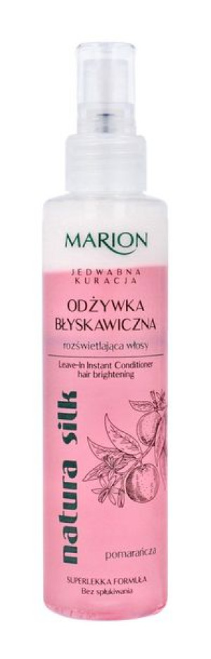 Marion Natura Silk Błyskawiczna odżywka do włosów rozświetlająca 150ml