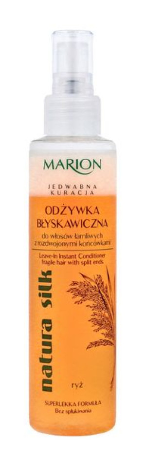 Marion Natura Silk Błyskawiczna odżywka do włosów łamliwych 150ml