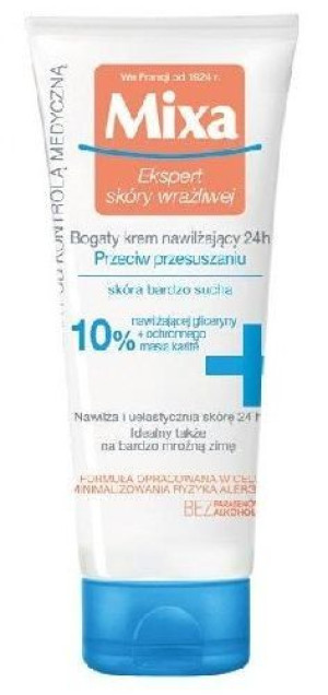 Mixa Krem nawilżający 24h przeciw przesuszaniu 10%  50ml
