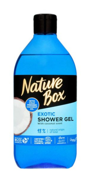 Nature Box Coconut Oil Żel pod prysznic nawilżający  385ml