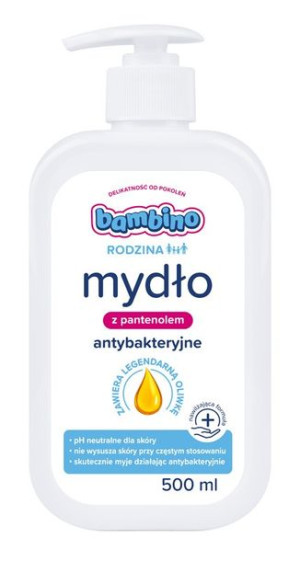 NIVEA BAMBINO  RODZINA Mydło 500ml d/rąk antybakt&