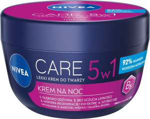 Nivea Care Lekki krem do twarzy na noc  100ml