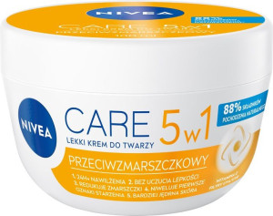 Nivea Care Lekki krem przeciwzmarszczkowy do każdej cery  100ml
