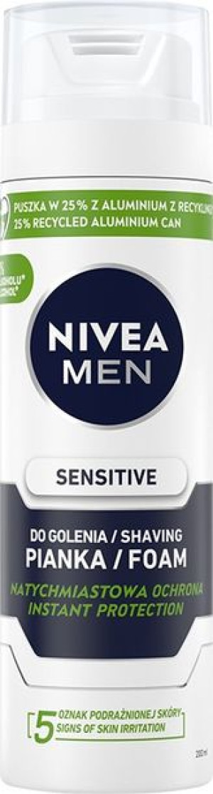NIVEA FOR MEN Pianka do golenia ŁAGODZĄCA  200ml