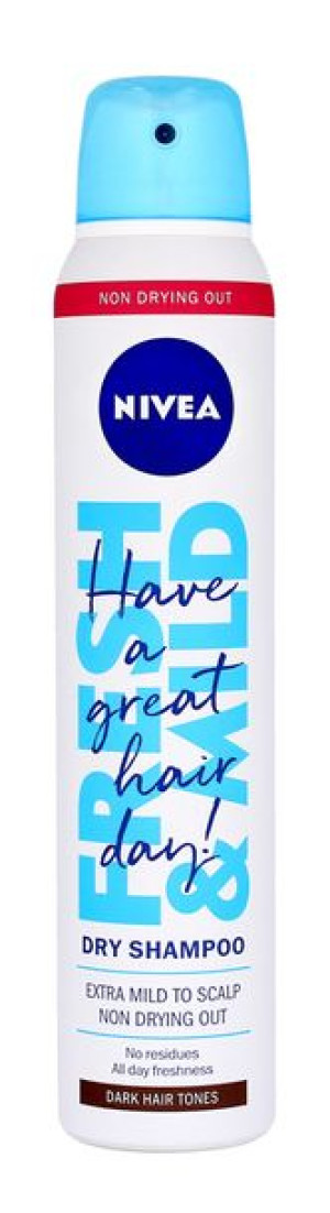 Nivea Fresh Revive Suchy Szampon do włosów 3in1 Dark 200ml