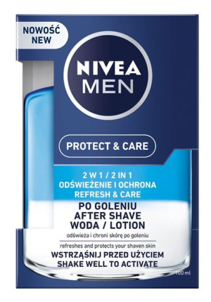 NIVEA MEN Woda p/goleniu 2w1 PROTECT CARE 88569