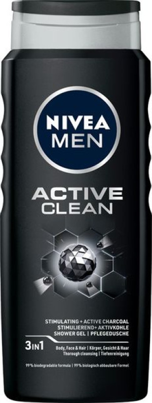 Nivea Men Żel pod prysznic Active Clean  500ml